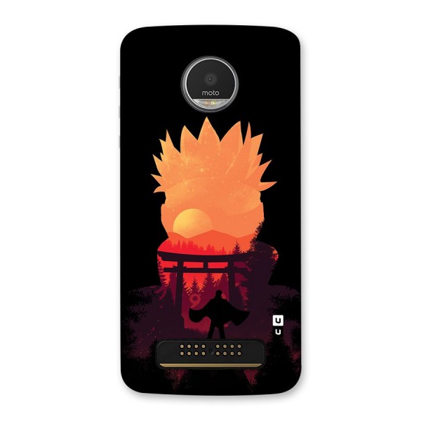 Naruto Anime Sunset Art Back Case for Moto Z Play