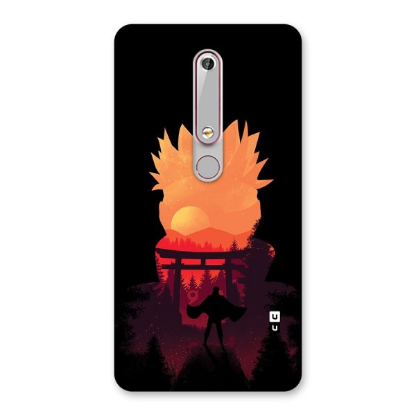 Naruto Anime Sunset Art Back Case for Nokia 6.1