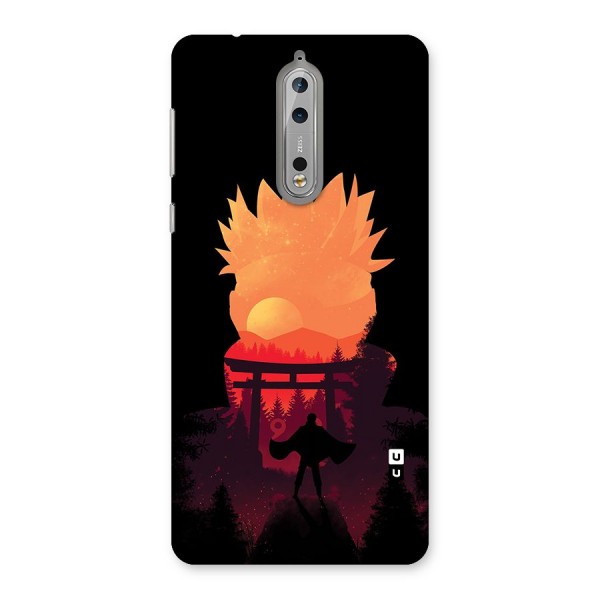 Naruto Anime Sunset Art Back Case for Nokia 8