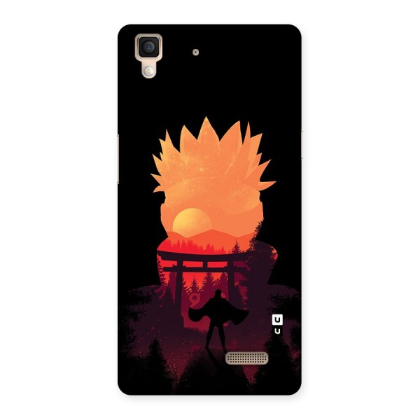 Naruto Anime Sunset Art Back Case for Oppo R7