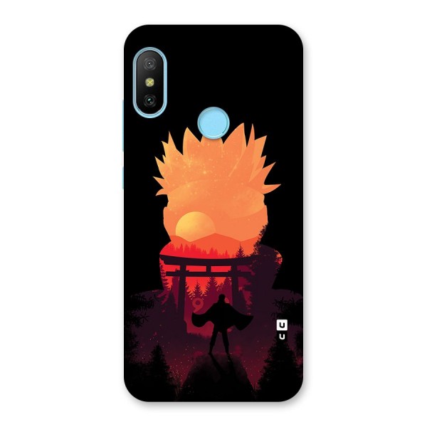 Naruto Anime Sunset Art Back Case for Redmi 6 Pro