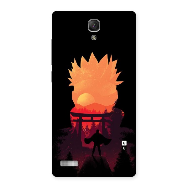 Naruto Anime Sunset Art Back Case for Redmi Note