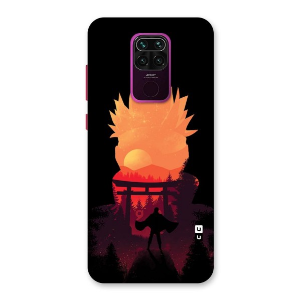 Naruto Anime Sunset Art Back Case for Redmi Note 9