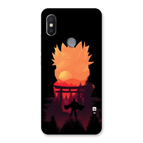 Naruto Anime Sunset Art Back Case for Redmi Y2