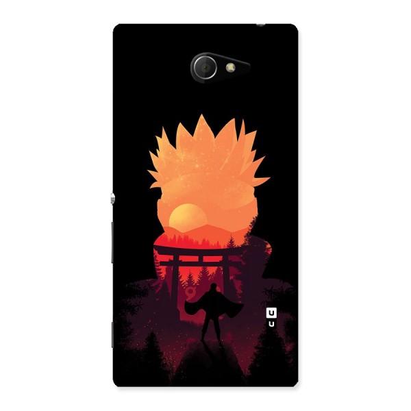 Naruto Anime Sunset Art Back Case for Sony Xperia M2