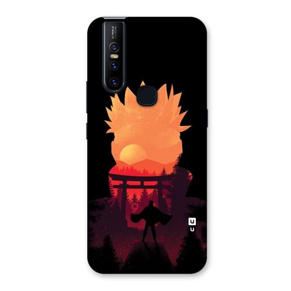 Naruto Anime Sunset Art Back Case for Vivo V15