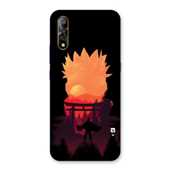 Naruto Anime Sunset Art Back Case for Vivo Z1x