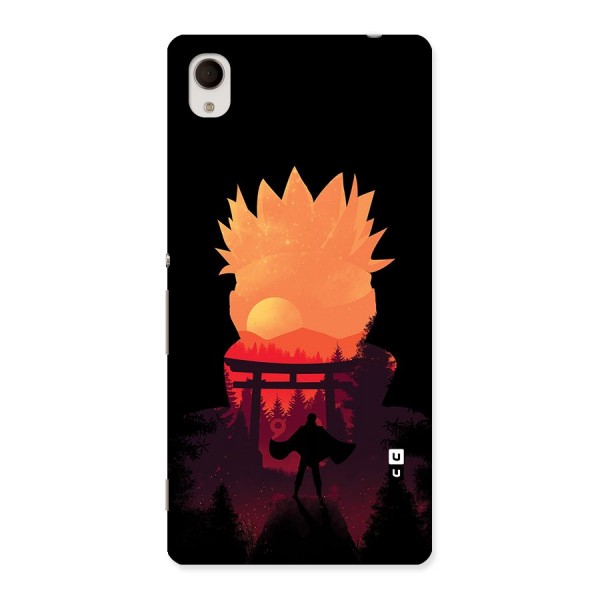 Naruto Anime Sunset Art Back Case for Xperia M4 Aqua