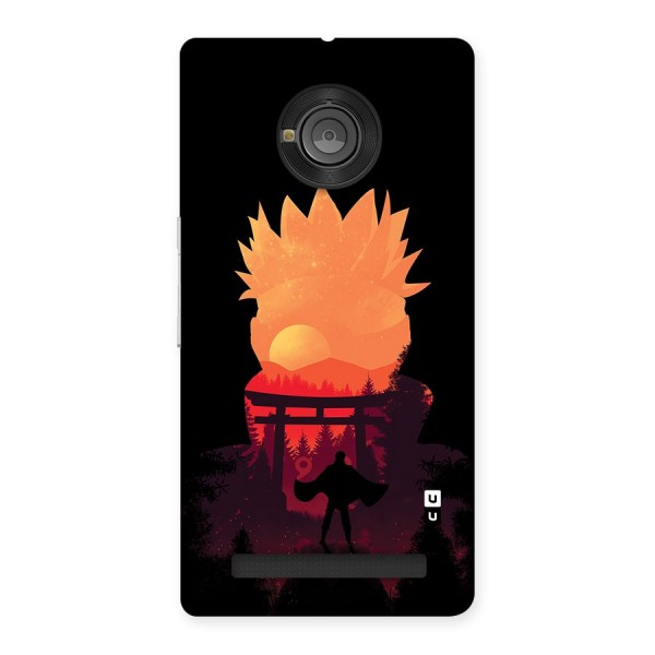 Naruto Anime Sunset Art Back Case for Yu Yuphoria