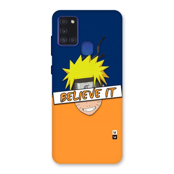 Naruto Believe It Back Case for Galaxy A21s