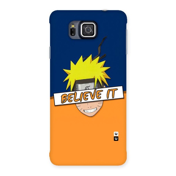 Naruto Believe It Back Case for Galaxy Alpha