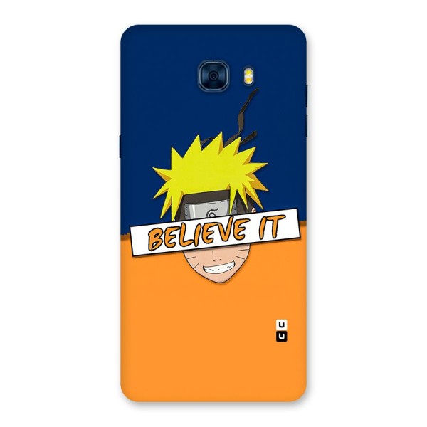 Naruto Believe It Back Case for Galaxy C7 Pro