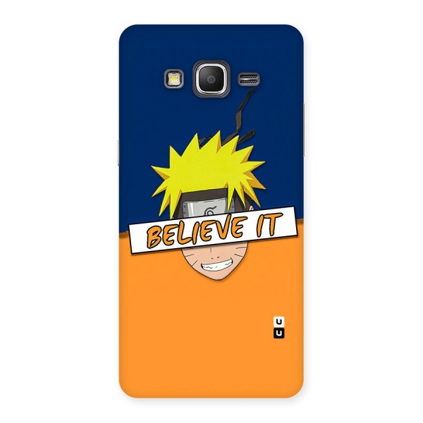 Naruto Believe It Back Case for Galaxy Grand Prime