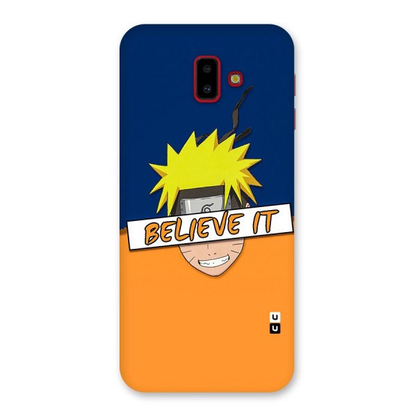 Naruto Believe It Back Case for Galaxy J6 Plus