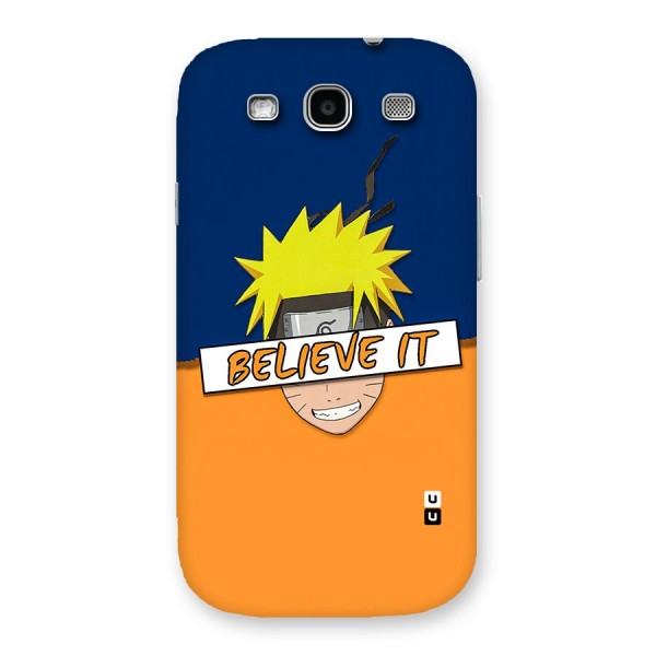 Naruto Believe It Back Case for Galaxy S3 Neo