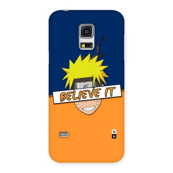 Naruto Believe It Back Case for Galaxy S5 Mini