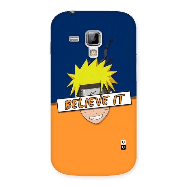 Naruto Believe It Back Case for Galaxy S Duos