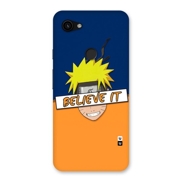 Naruto Believe It Back Case for Google Pixel 3a XL