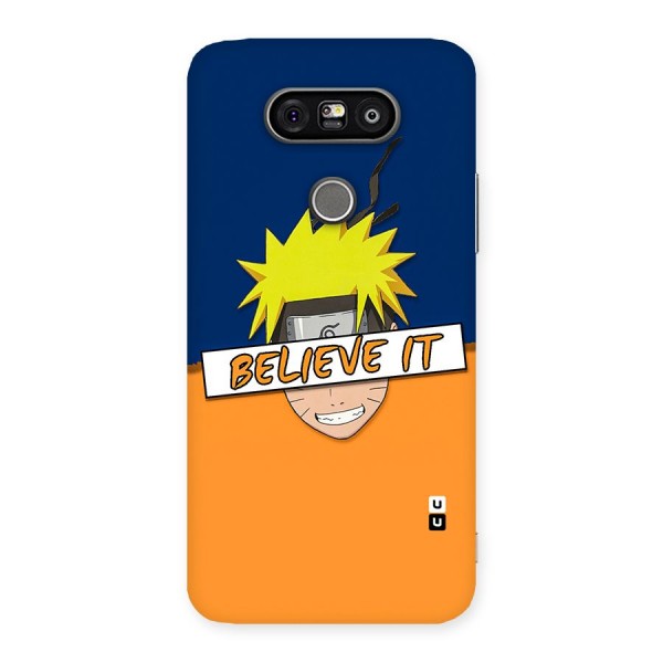 Naruto Believe It Back Case for LG G5