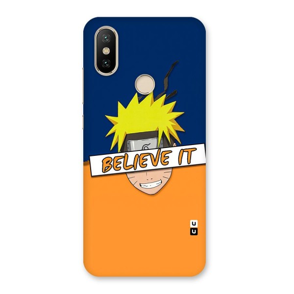 Naruto Believe It Back Case for Mi A2