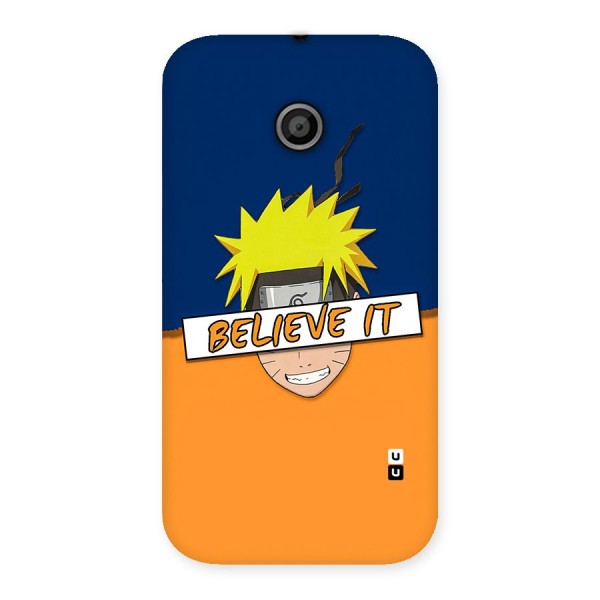 Naruto Believe It Back Case for Moto E