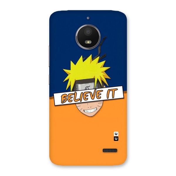 Naruto Believe It Back Case for Moto E4