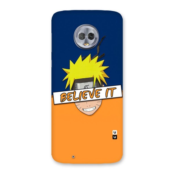 Naruto Believe It Back Case for Moto G6