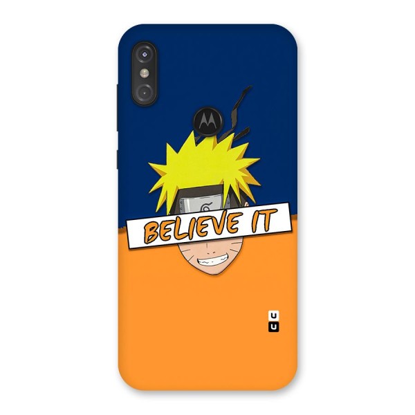 Naruto Believe It Back Case for Motorola One Power