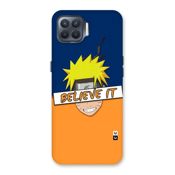 Naruto Believe It Back Case for Oppo F17 Pro