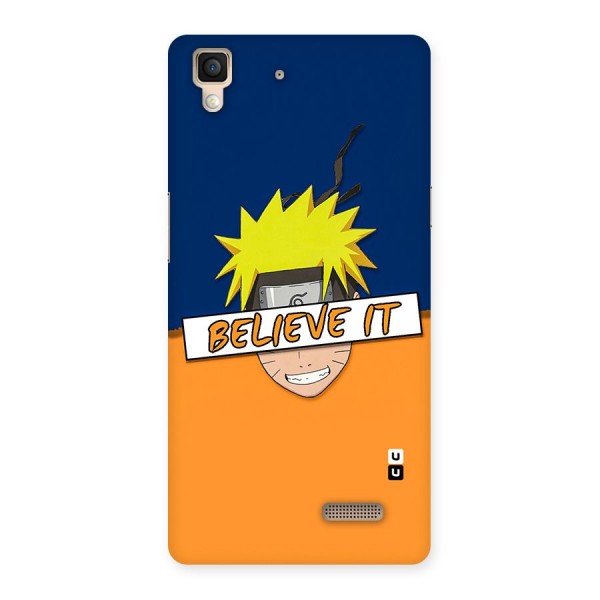 Naruto Believe It Back Case for Oppo R7