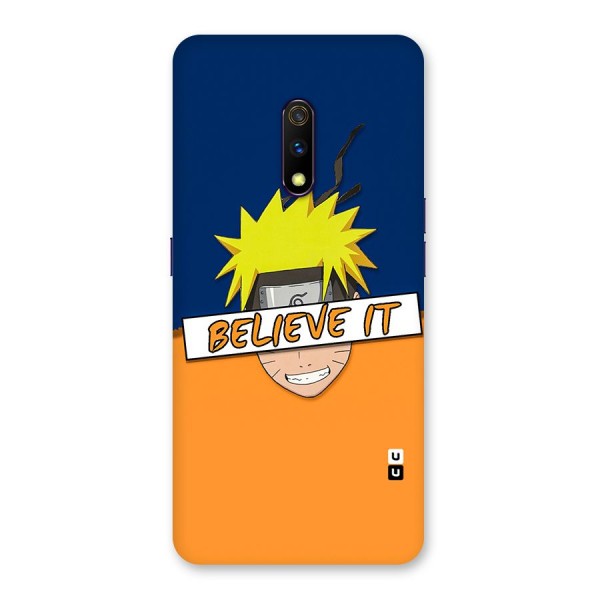 Naruto Believe It Back Case for Realme X