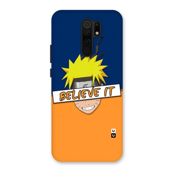 Naruto Believe It Back Case for Redmi 9 Prime