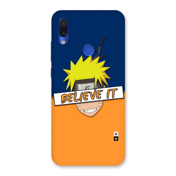 Naruto Believe It Back Case for Redmi Note 7