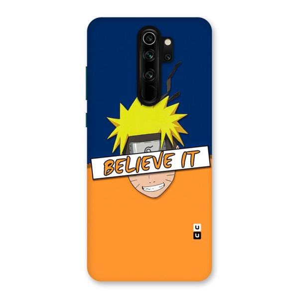 Naruto Believe It Back Case for Redmi Note 8 Pro