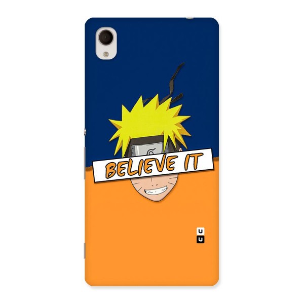 Naruto Believe It Back Case for Sony Xperia M4