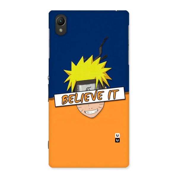 Naruto Believe It Back Case for Sony Xperia Z1