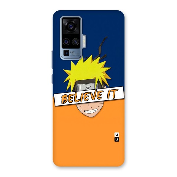 Naruto Believe It Back Case for Vivo X50 Pro