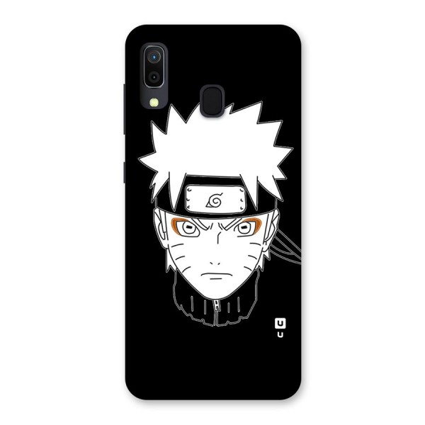 Naruto Black and White Art Back Case for Galaxy A20