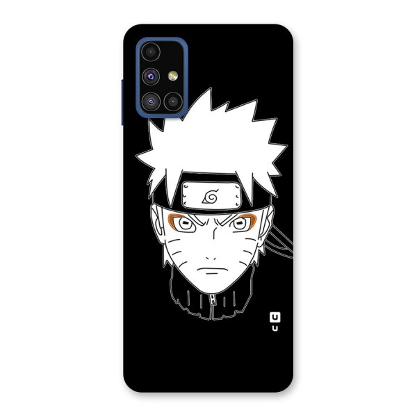 Naruto Black and White Art Back Case for Galaxy M51