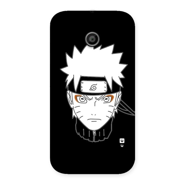 Naruto Black and White Art Back Case for Moto E