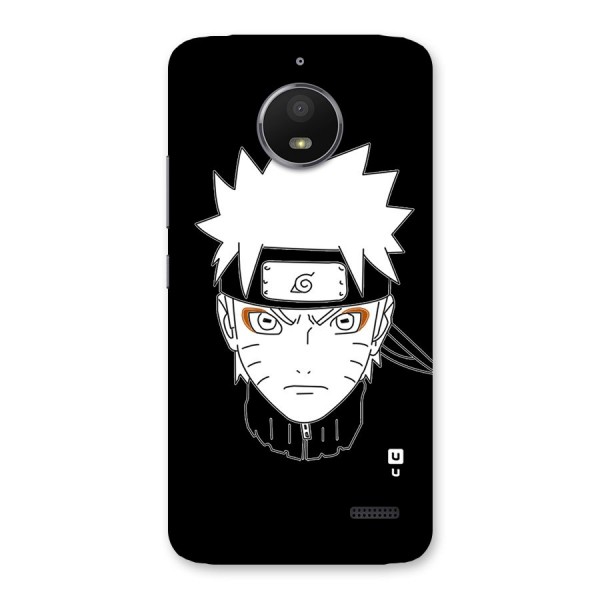 Naruto Black and White Art Back Case for Moto E4