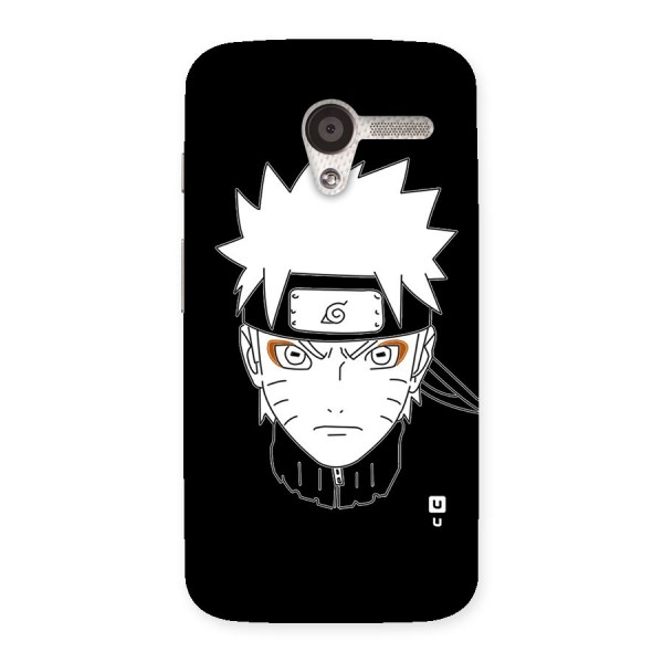 Naruto Black and White Art Back Case for Moto X