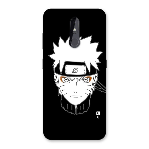 Naruto Black and White Art Back Case for Nokia 3.2