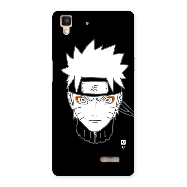 Naruto Black and White Art Back Case for Oppo R7