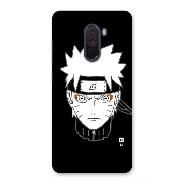 Naruto Black and White Art Back Case for Poco F1