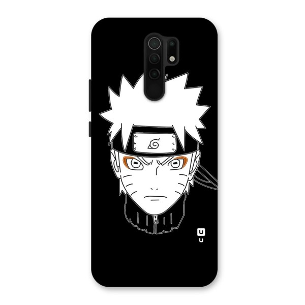 Naruto Black and White Art Back Case for Poco M2