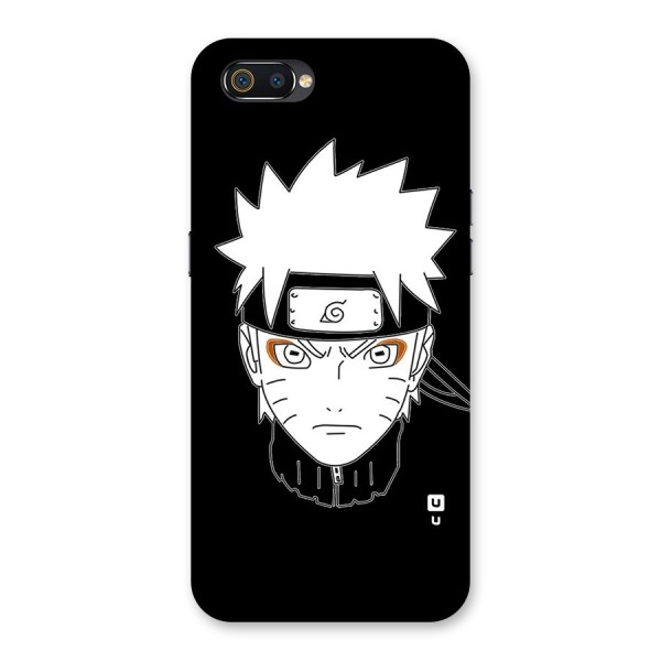 Naruto Black and White Art Back Case for Realme C2