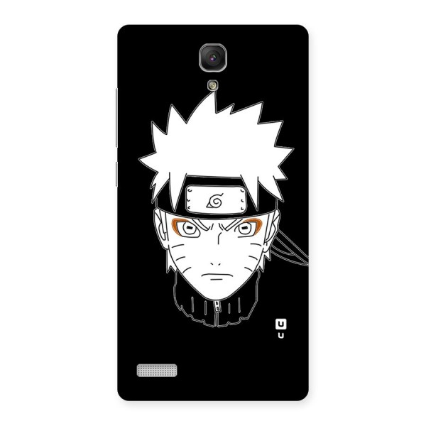 Naruto Black and White Art Back Case for Redmi Note