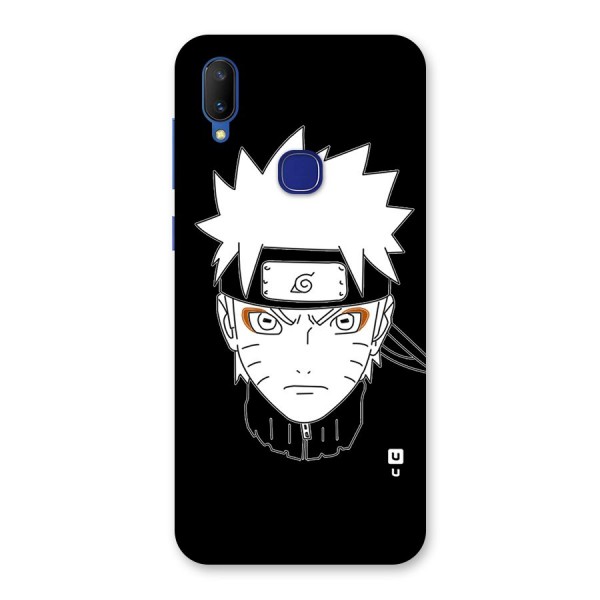 Naruto Black and White Art Back Case for Vivo V11