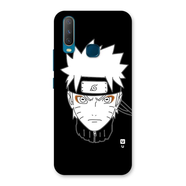 Naruto Black and White Art Back Case for Vivo Y12